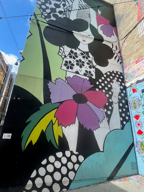 Abstract mural