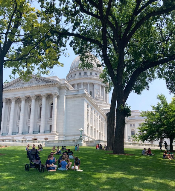 Madison Capitol Building, downtown Madison