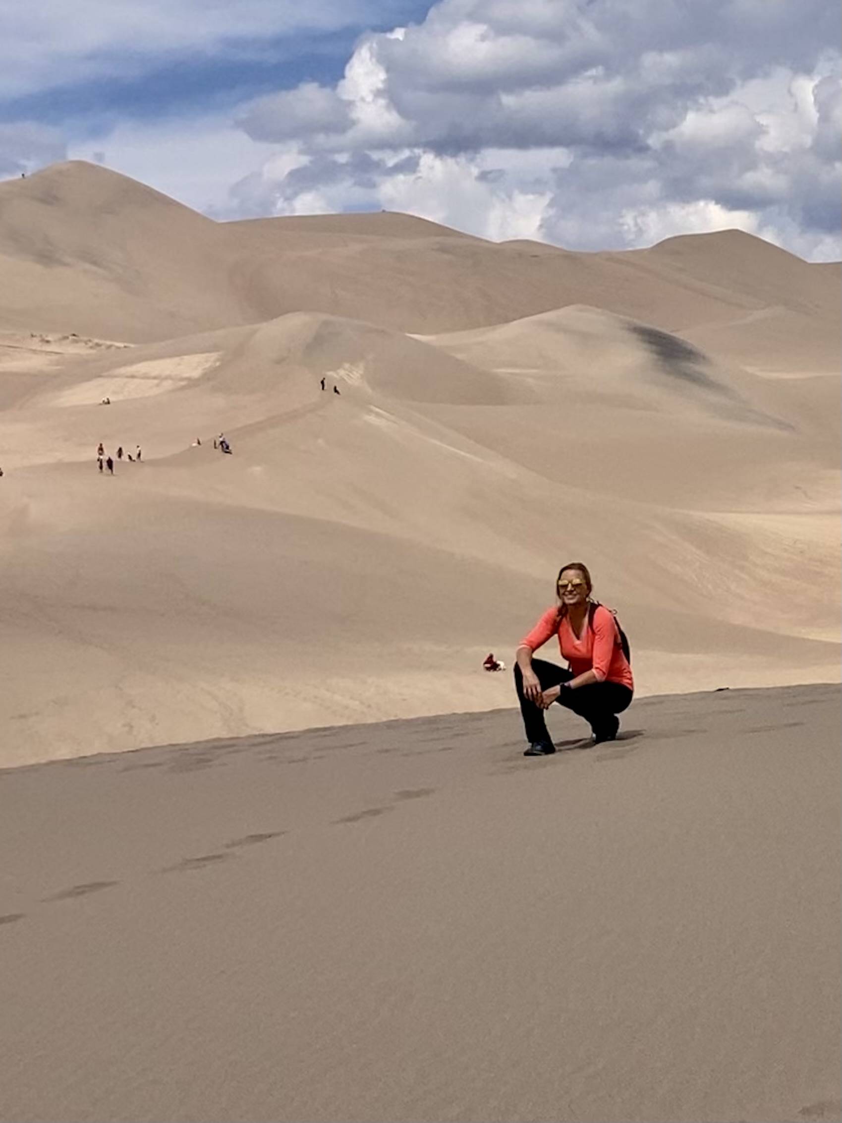 Blog author at Great Sand Dunes National Park