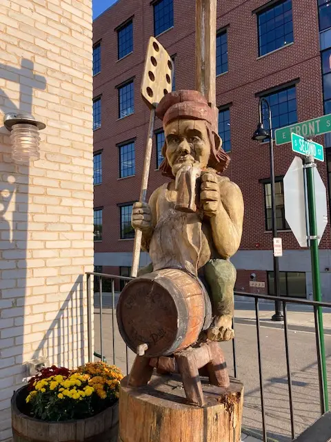 Snowy pine plantation along the Ice Age Trail, Kettle Moraine State Forest